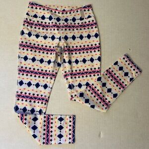 Zella Girl Multicolor Aztec Patterned Leggings from Nordstrom Sz-7/8. AA6